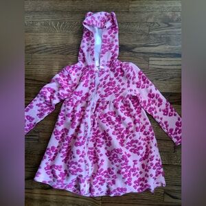 Tucker+Tate Leopard Pink Zippered Swim Coverup